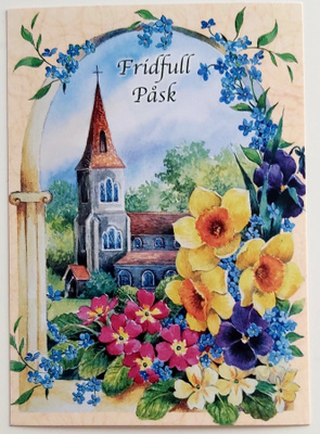 "Fridfull Påsk!"-KULKEMATON PÄÄSIÄISKORTTI