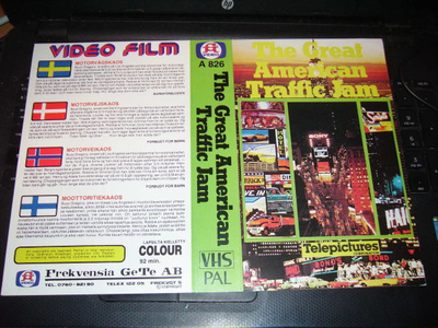 Vhs kansipaperi Fix -  The Great American Traffic Jam
