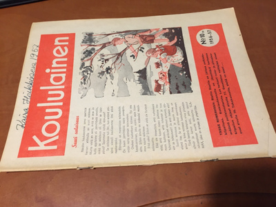 KOULULAINEN LEHTI 10/1957