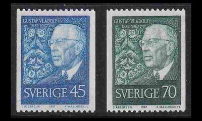 Ruotsi 594-5 ** Kuningas 85v (1967)