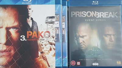 Pako -prison break Kaudet 3 ja 5 EVENT -Blu-Ray