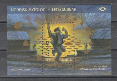 Ahvenanmaa v 2006 POHJOLA-MYTOLOGIA blokki, postituore