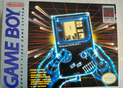 Game Boy konsoli alkuperäinen (mukana pakkaus)