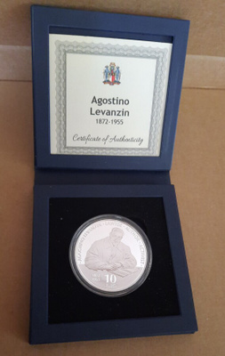 Malta 10€, Agostino Levanzin 2022