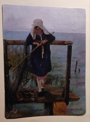 Helene Schjerfbeck: Onkiva tyttö, vo. Solmu Mäkelä 1980