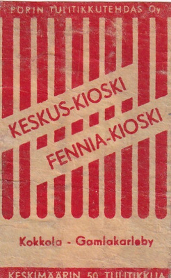 Kokkola - Gamlakarleby, Keskus- Kioski ,Fennia kioski  , e59