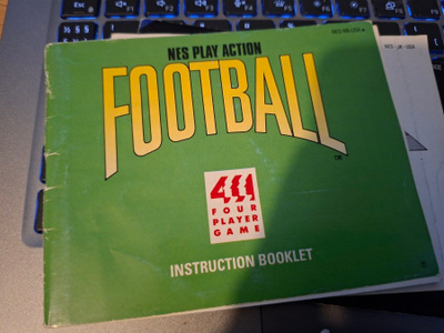 NES Play Action Football USA ohjeet