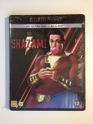 Shazam! (4K Ultra HD + Blu-ray) Zachary Levi (2019) UUSI