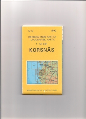 Topografinen kartta 1:50 000 Korsnäs
