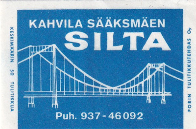 Sääksmäki, Kahvila Sääksmäen Silta  7/7