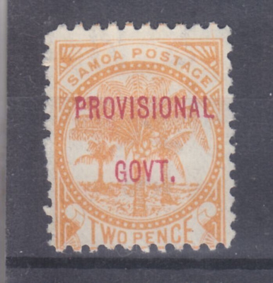 Samoa 1899 2 P  liimakkeellisena