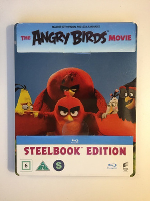 The Angry Birds -Elokuva Steelbook (Blu-ray) Puhe Suomeksi