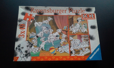 Walt Disney 101 Dalmatians 3x49 palan palapeli 1997