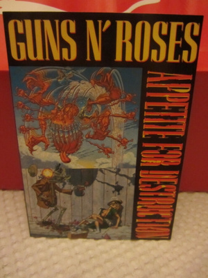 Guns n' Roses postikortti Appetite for Destruction