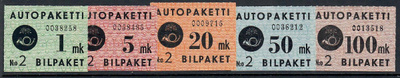 Autopaketti 1949 Postituore sarja NO.2 PK888/7