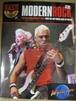 MODERN ROCK VOL 4 BASS NUOTTIKIRJA + CD