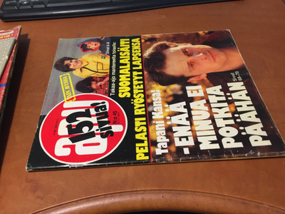 APU LEHTI 45/1977 +paperinukke HYVÄ