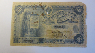 50 markkaa 1898