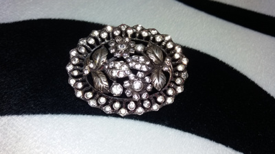 Upea vintage desing Ruotsalainen Hopea rintakoru solki