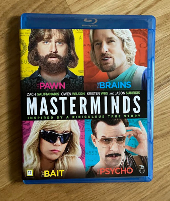 Masterminds blu-ray