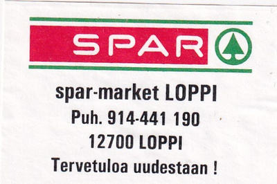 Loppi, spar-market LOPPI, SPAR  s17