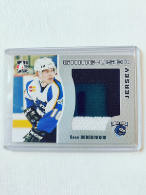 Sean Bergenheim - 05-06 ITG Game-Used Jersey Silver /100