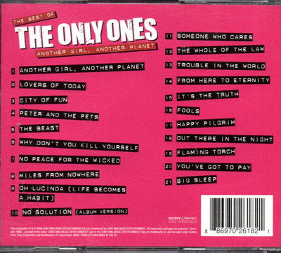 ONLY ONES - BEST