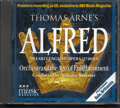 Thomas Arne – Alfred (An Early English Opera) - CD