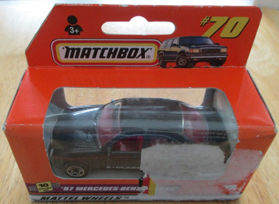 Mercedes-Benz 220 E-Class Graphite 1997 Matchbox Orange 1:64