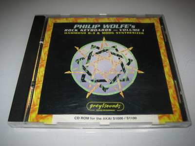 Philip Wolfe's Rock Keyboards  (CD-ROM for Akai S1000/1100)