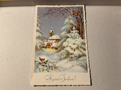 Postikortti Hyvää joulua!
