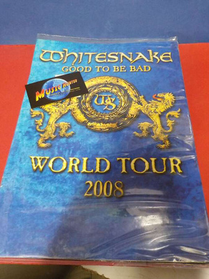 WHITESNAKE WORLD TOUR 2008 KIERTUEKIRJA