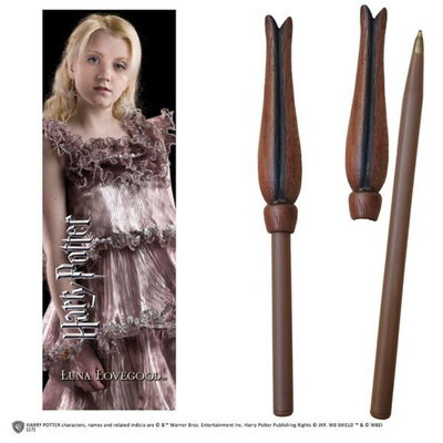 HARRY POTTER LUNA LOVEGOOD PEN AND BOOKMARK (17 415) A1 -
