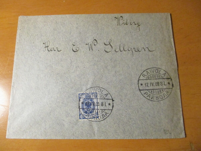 1909 Raivola kuorella