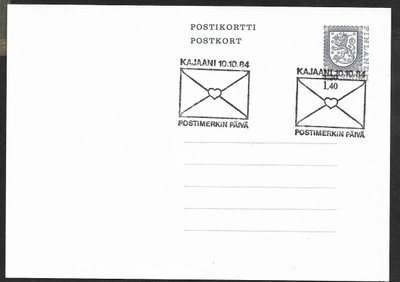 Kajaani - Postimerkin päivä 10.10.1984