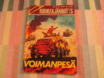 Korkeajännitys N:o 4 1977 Voimanpesä sarjakuvalehti.
