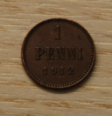 1 PENNI 1912 Nikolai II