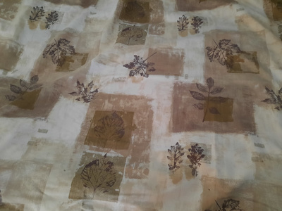 Kauniit ruskeansävyiset pitkät verhot 145x220cm