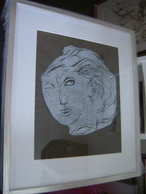 Ina Colliander, puupiirros "MARTTYYRISARJA 1" 1964