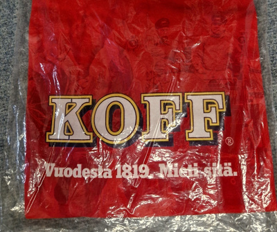 Koff t-paita uusi avaamaton pakkaus koko L