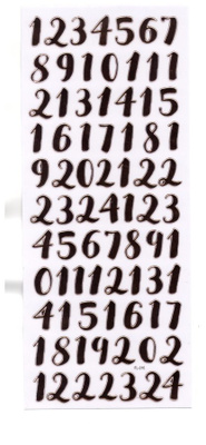 ÄÄRIVIIVATARRA "°NUMEROT°" / (Kupari)