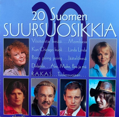 20 SUOMEN SUURSUOSIKKIA (CD), mm. Irwin, Pepe, Hector, Karma