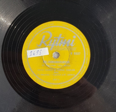 Savikiekko 1957 Taito Vainio / Jorma Juselius Rytmi - R 6337