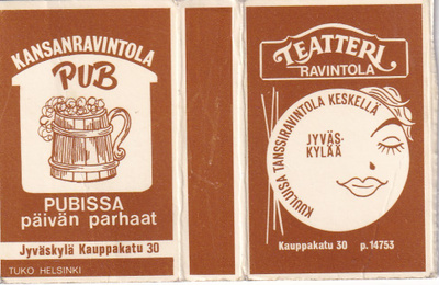 Jyväskylä, Kansanravintola PUB, Teatteri ravintola   b634