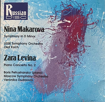 Nina Makarova: Symphony in D Minor - Zara Levina ...  - CD