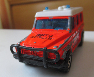 Mercedes Benz 280GE Matchbox pienoismalli Maastoauto