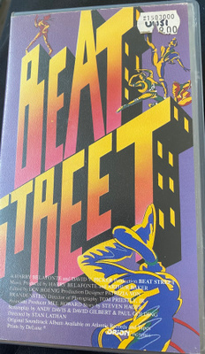 Beat Street (1984) hiphop-musikaali Sf-VHS
