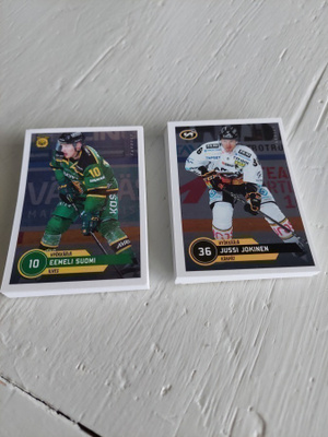 76 kpl 2020-21 Finnish Cardset jääkiekkokorttia.