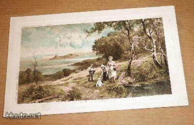 Perhe / Perhe keräämässä luonnon antimia   1910 - l.   (K6)