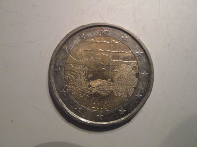 2 € JUHLARAHA 2018 SUOMI SUOMALAINEN SAUNAKULTTUURI